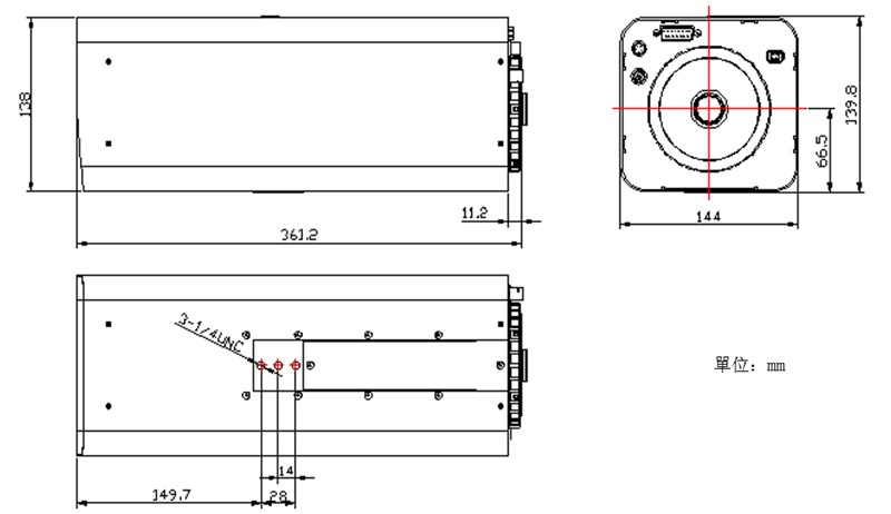 紅陽12.5-750mm長焦監控鏡頭 紅陽12.5-750mm長焦監控鏡頭